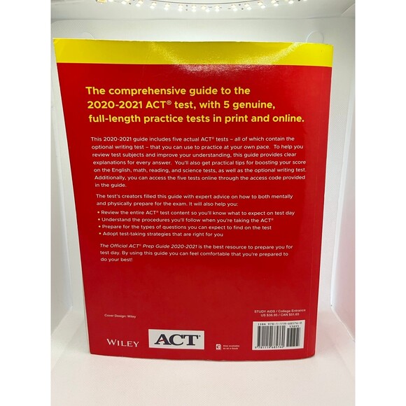 ACT Prep Guide 2020-2021 (Bx X) - Picture 2 of 6